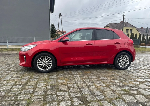 Kia Rio cena 42300 przebieg: 56122, rok produkcji 2018 z Brusy małe 106